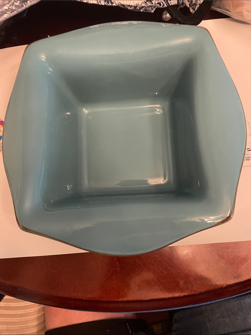 SOUTHERN LIVING Tuscan Blue Bakeware 9.5” X 6” Square Casseroles Rice Puddings